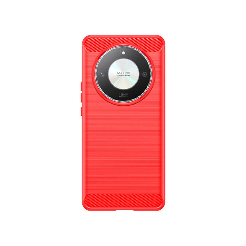 Cargue la imagen en el visor de la galería, Honor Magic6 Lite (ALI-NX3) - Carbon Fiber Brushed Texture TPU Phone Case

