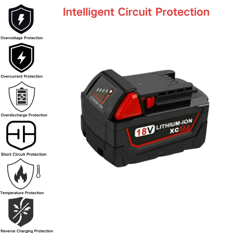 Load image into Gallery viewer, [48-11-1815] Milkwaukee 2641-21CT / 2643-21CT 18V - Replacement Electrical Tool Li-ion Battery - Polar Tech Australia
