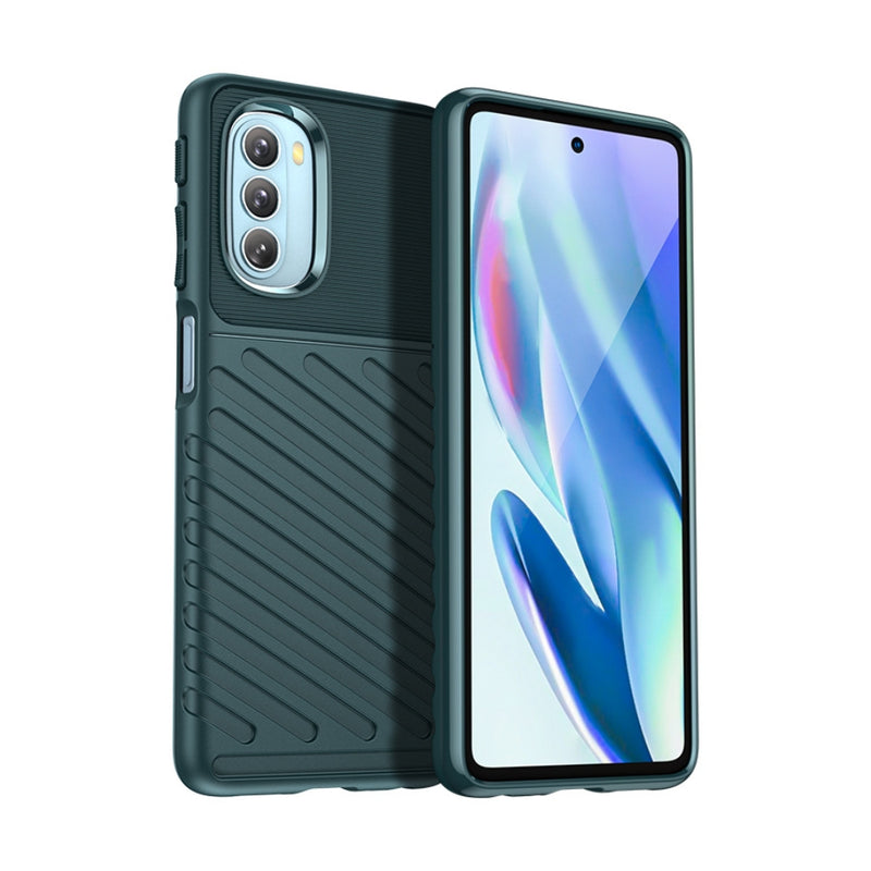 Cargue la imagen en el visor de la galería, Motorola Moto G50 5G - Thunder Series Twill Texture Thickened Anti-fall Protection TPU Case

