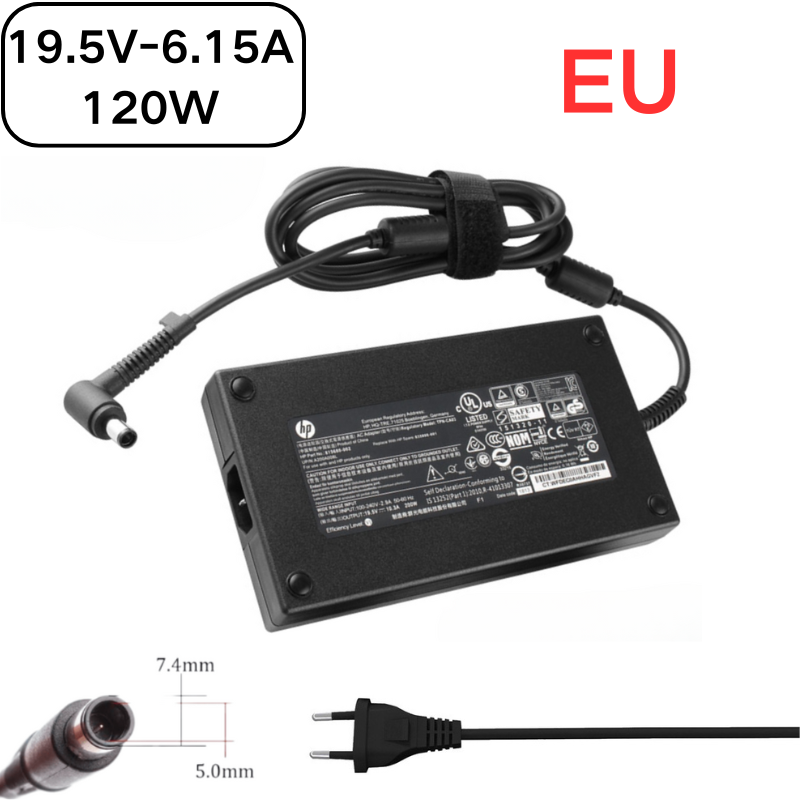 Load image into Gallery viewer, [19.5V-6.15A/120W][7.4x5.0] HP Envy Pavilion AIO Touchsmart AC Power Supply Adapter Charger - Polar Tech Australia

