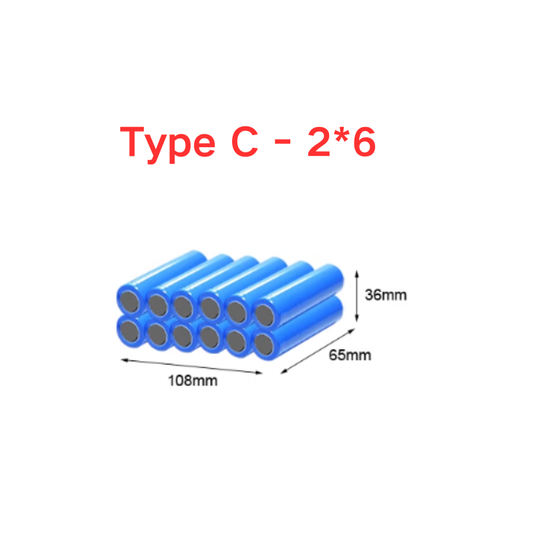[0950-8021 Connector][18650] Universal 9000mAh 11.1V Rechargeable Li-Ion Lithium Polymer Battery