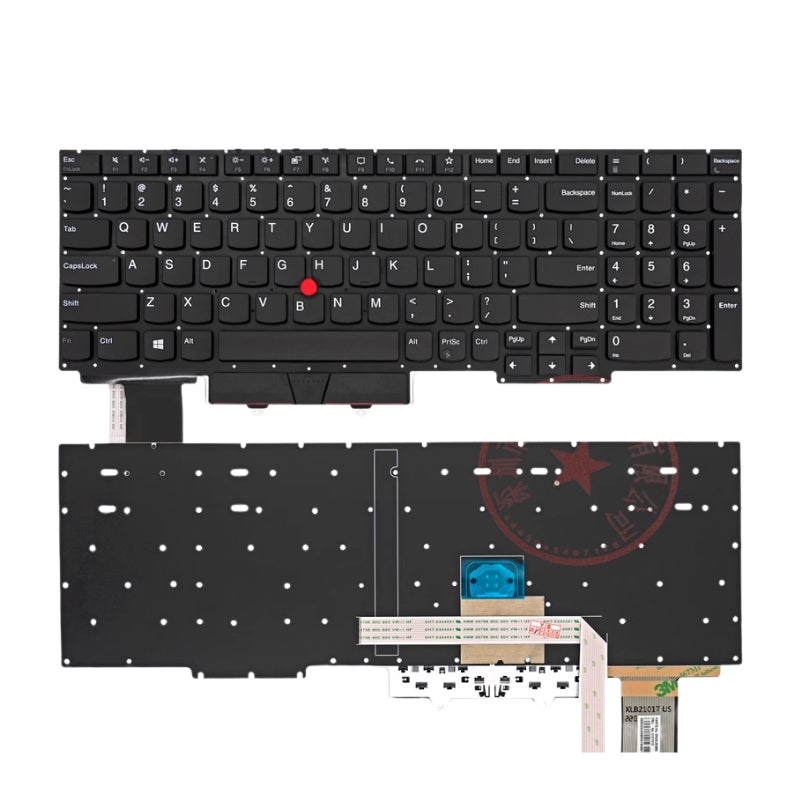 Cargue la imagen en el visor de la galería, Lenovo ThinkPad E15 R15 Gen 1 Gen2 Series - Laptop Keyboard With Backlit US Layout
