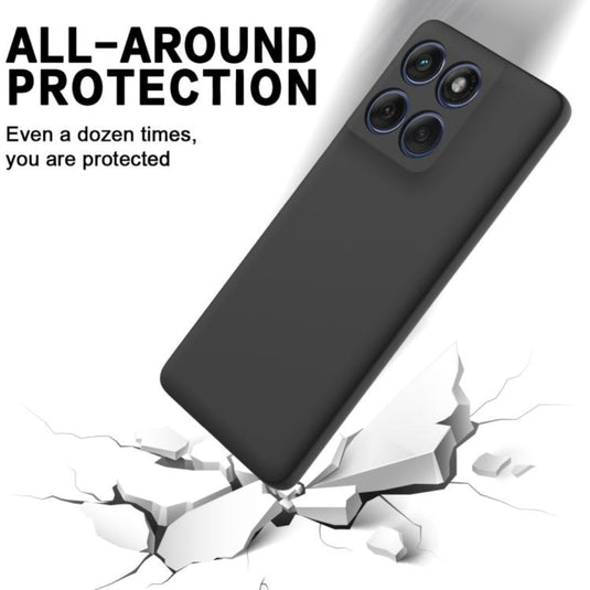 Motorola Moto Edge 60 / Edge 60 Fusion - Solid Color Liquid Silicone Dropproof Full Coverage Phone Case
