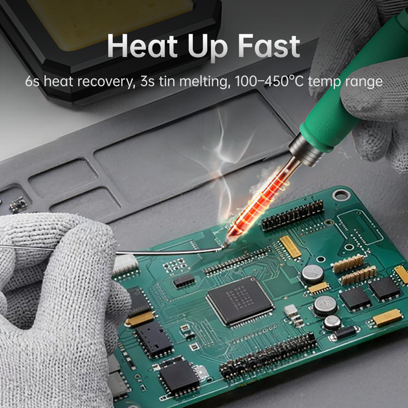Cargue la imagen en el visor de la galería, [DWS-P2] FNIRSI All-in-One F210 / F245 Smart Digital Display Constant-Temperature Soldering Station
