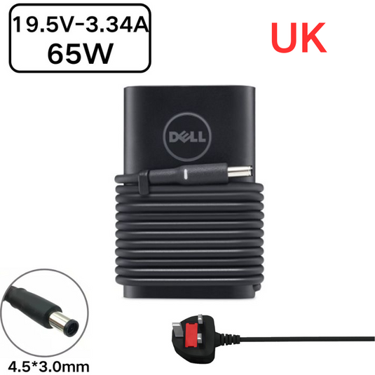 [19.5V-3.34A/65W][4.5*3.0][Round] Dell Inspiron Laptop AC Power Adapter Laptop Charger