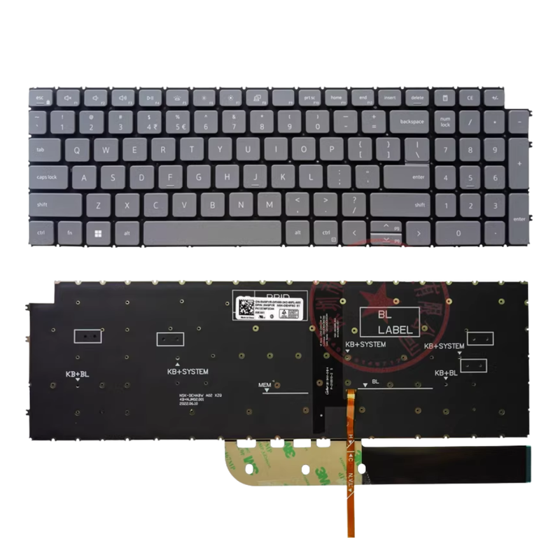 Chargez l'image dans la visionneuse de la galerie, DELL Vostro 15 3510 3515 3520 3525 P112F Series - Laptop Keyboard With Backlit US Layout
