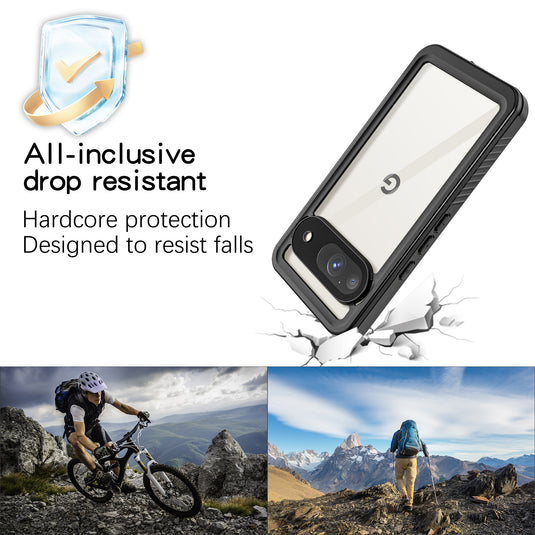 [FS Series] Google Pixel 9 (G2YBB) - Redpepper Full Covered Waterproof Heavy Duty Tough Armor Case - Polar Tech Australia