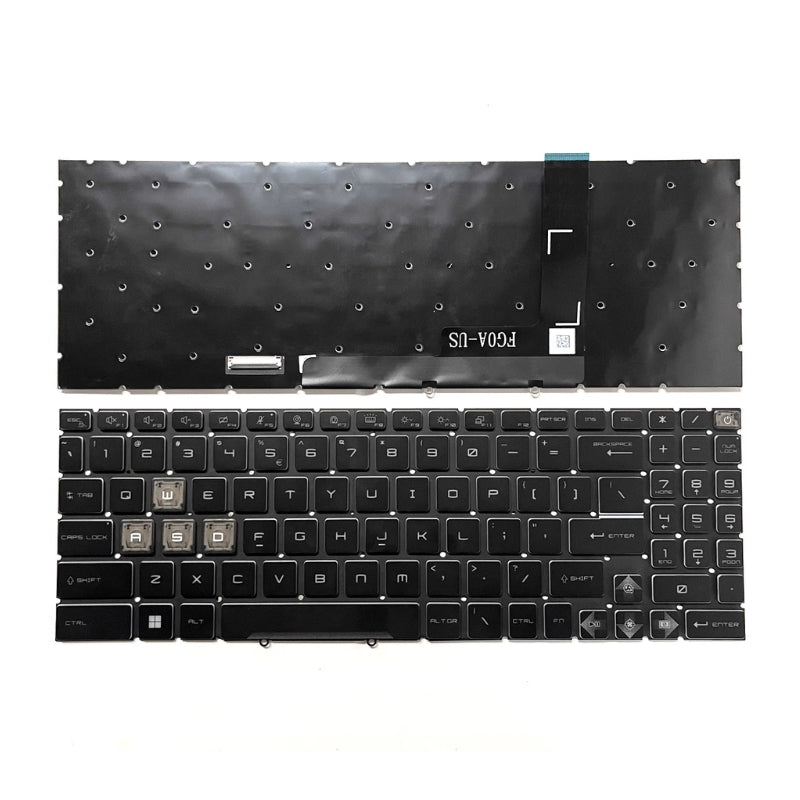 Load image into Gallery viewer, MSI Cyborg 15 A13V A13VF /  PULSE 15 B13V MS-1583 MS-1585 Series - Laptop Keyboard With Backlit US layout
