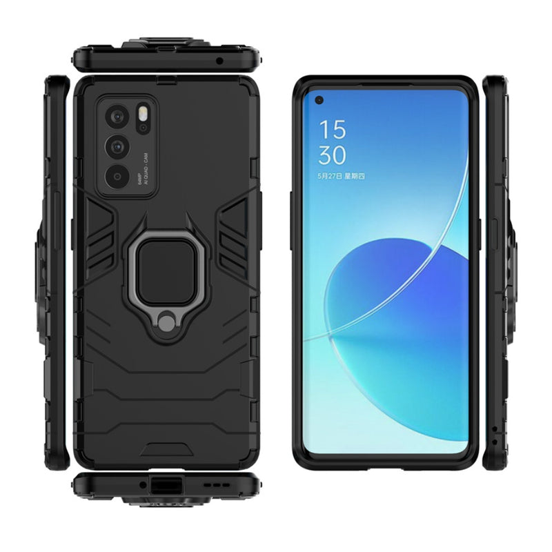 Load image into Gallery viewer, OPPO Reno6 Pro 5G (CPH2249) - Heavy Duty Armor Case With Ring Holder Stand - Polar Tech Australia
