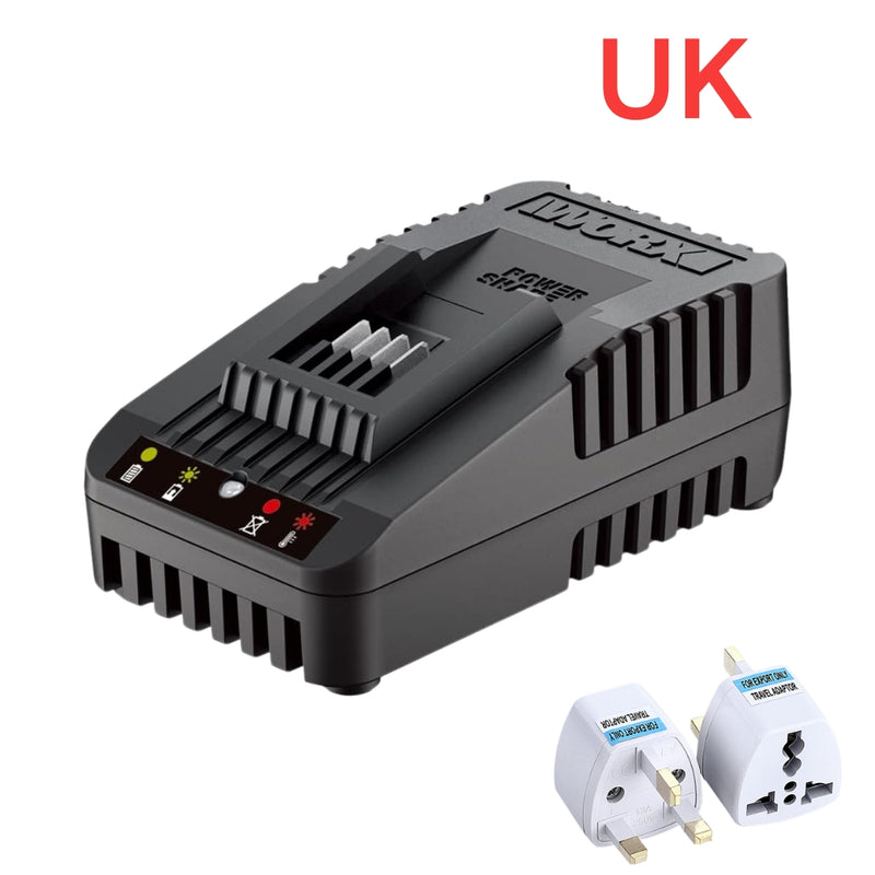 Cargue la imagen en el visor de la galería, [WA3880][20V-2.0A] Genuine Original Worx Fast Charger Electrical Tool Li-ion Battery - Replacement Charger - Polar Tech Australia
