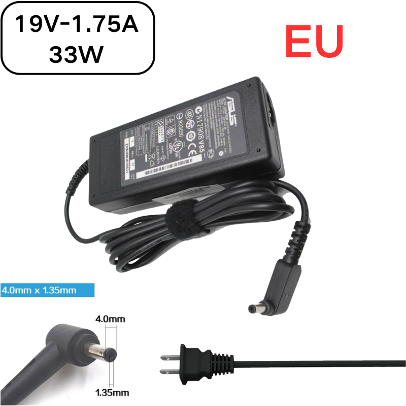 Load image into Gallery viewer, [19V-1.75A/33W][4.0x1.35] ASUS VivoBook Laptop AC Power Supply Adapter Charger
