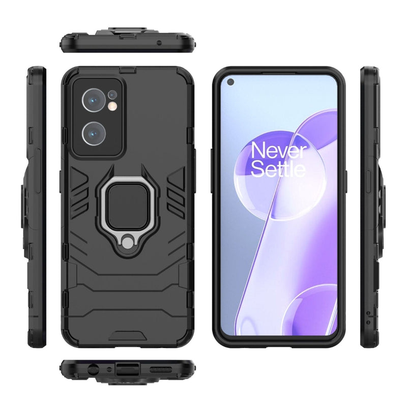 Chargez l&#39;image dans la visionneuse de la galerie, OnePlus Nord CE 2 5G - Heavy Duty Armor Case With Ring Holder Stand
