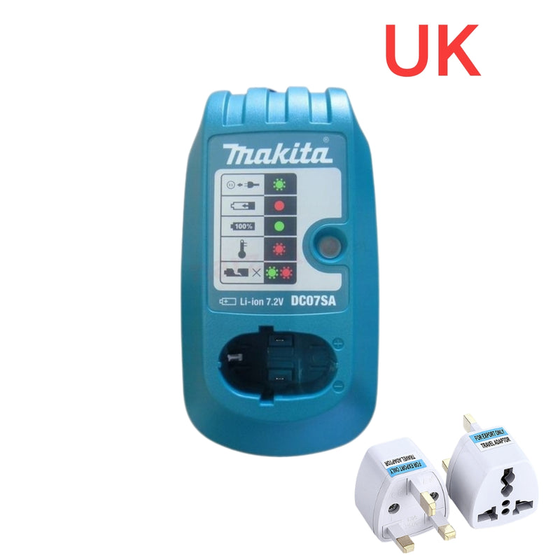 Cargue la imagen en el visor de la galería, [DC07SA][7.2V-2.4A] Genuine Original Makita Fast Charger Electrical Tool Li-ion Battery - Replacement Charger - Polar Tech Australia

