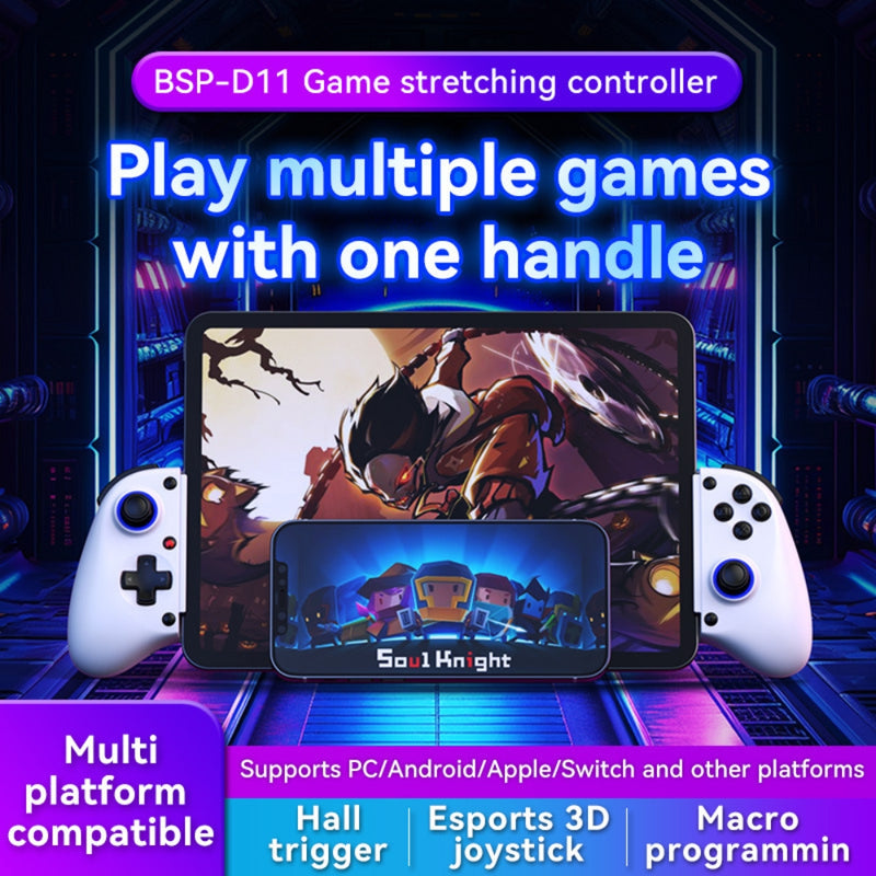 Chargez l'image dans la visionneuse de la galerie, D11 Wireless Game Controller Hall Effect Joystick Turbo Macro Back Buttons for Switch Android iOS PC
