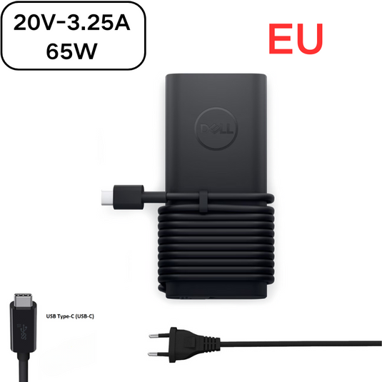 [65W][Type-C] Dell Chromebook Laptop AC Wall Travel Fast Quick Charger Travel Adapter - Polar Tech Australia