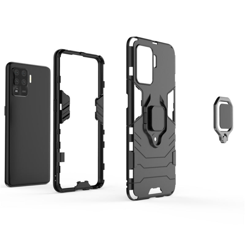 Load image into Gallery viewer, OPPO A94 5G (CPH2211) - Heavy Duty Armor Case With Ring Holder Stand - Polar Tech Australia
