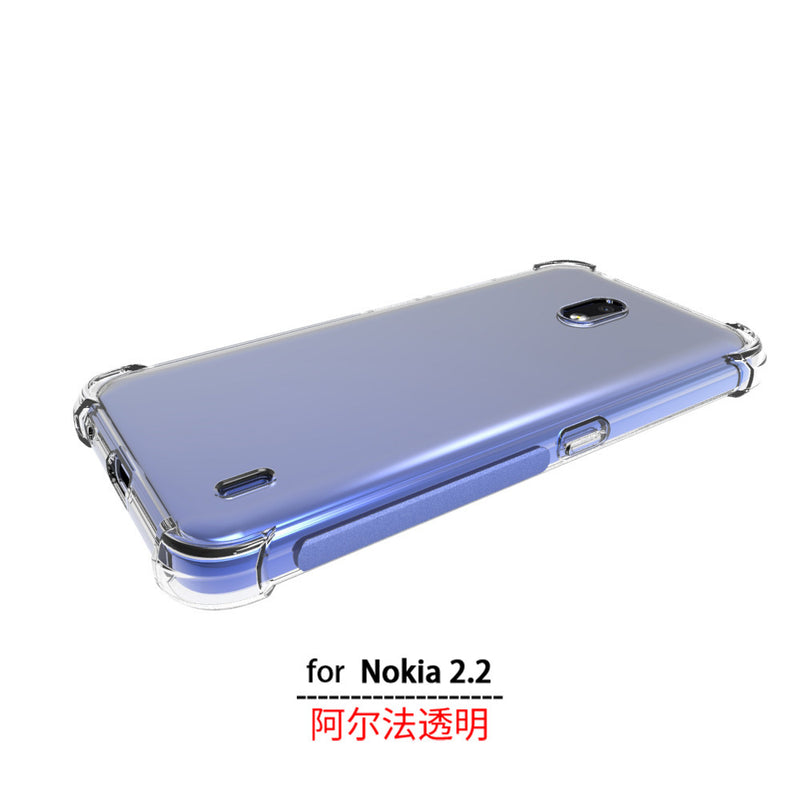 Chargez l&#39;image dans la visionneuse de la galerie, Nokia 2.2 - AirPillow Cushion Transparent Soft Clear TPU Four Corners Protective Case - Polar Tech Australia
