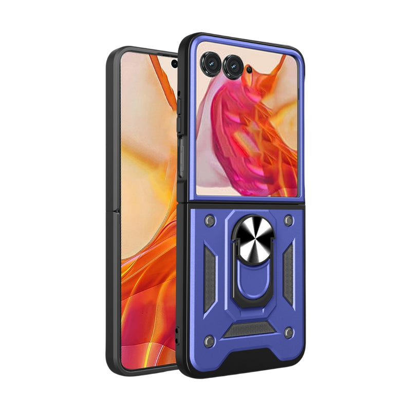 Chargez l&#39;image dans la visionneuse de la galerie, Motorola Moto Razr 2024 - Armor Ring Holder TPU Hybrid PC Phone Case - Polar Tech Australia
