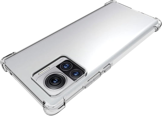 Motorola Moto Edge 30 Ultra - AirPillow Cushion Transparent Soft Clear TPU Four Corners Protective Case - Polar Tech Australia