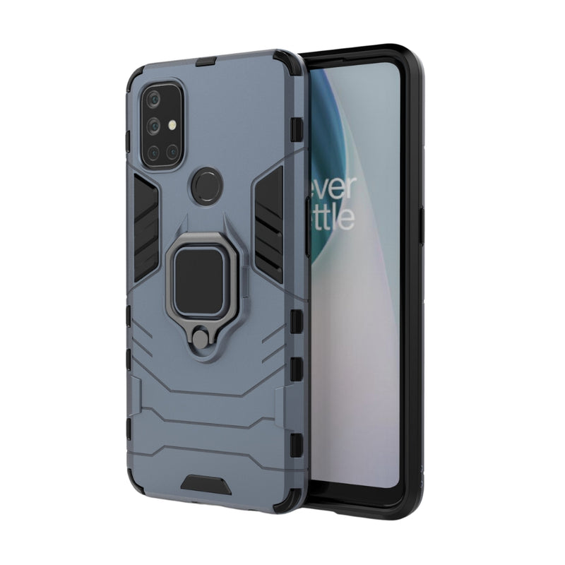 Chargez l&#39;image dans la visionneuse de la galerie, OnePlus Nord N20 - Heavy Duty Armor Case With Ring Holder Stand

