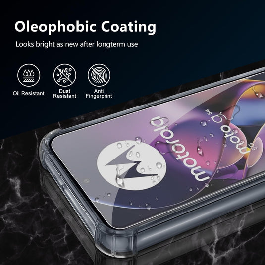 Motorola Moto G54 - AirPillow Cushion Transparent Soft Clear TPU Four Corners Protective Case - Polar Tech Australia