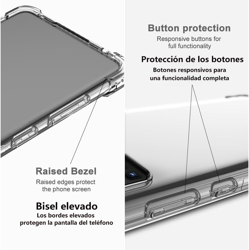 Chargez l&#39;image dans la visionneuse de la galerie, Motorola Moto G23 / Moto G13 - AirPillow Cushion Transparent Soft Clear TPU Four Corners Protective Case - Polar Tech Australia
