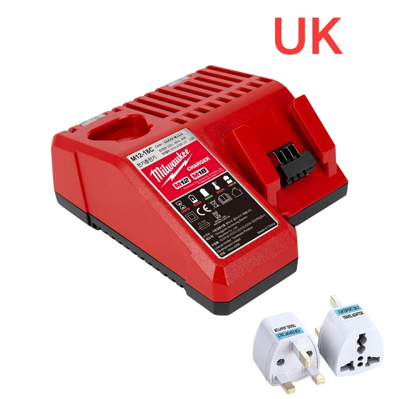 Cargue la imagen en el visor de la galería, [M12-18C][12/14.4V/18V-3.0A] Genuine Original Milwaukee Fast Charger Electrical Tool Li-ion Battery - Replacement Charger - Polar Tech Australia
