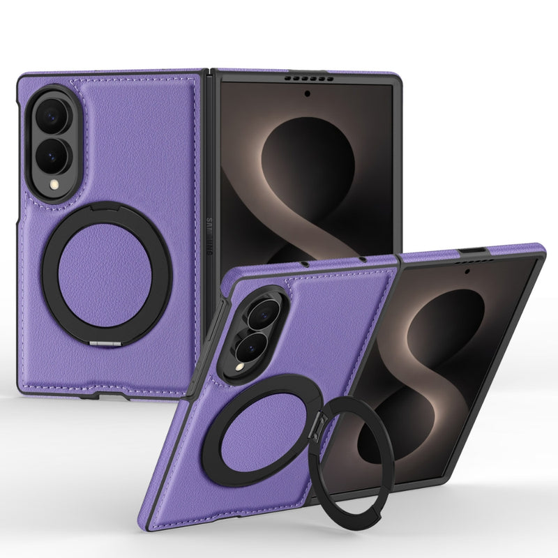 Load image into Gallery viewer, Samsung Galaxy Z Fold8 5G - Magnetic Leather Case with 360° Rotating Foldable Stand
