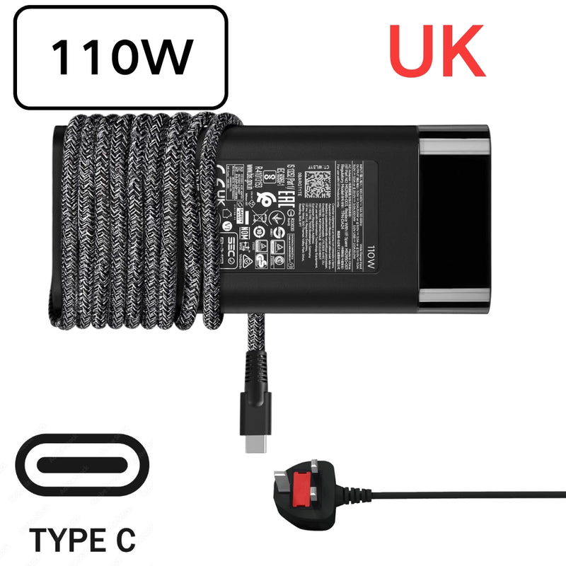 Load image into Gallery viewer, [110W][Type C] HP Elite Dragonfly Laptop AC power Supply Adapter Charger
