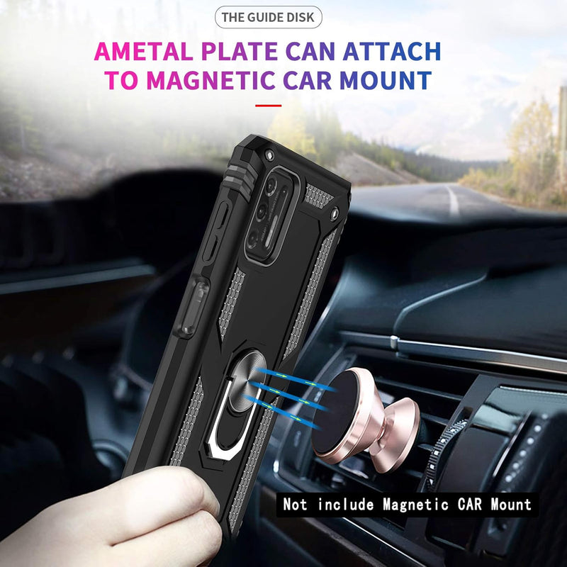 Chargez l&#39;image dans la visionneuse de la galerie, [Magnetic Ring Kickstand] Motorola Moto G Stylus 2021 - Shield Shockproof Rugged Heavy Duty Case - Polar Tech Australia
