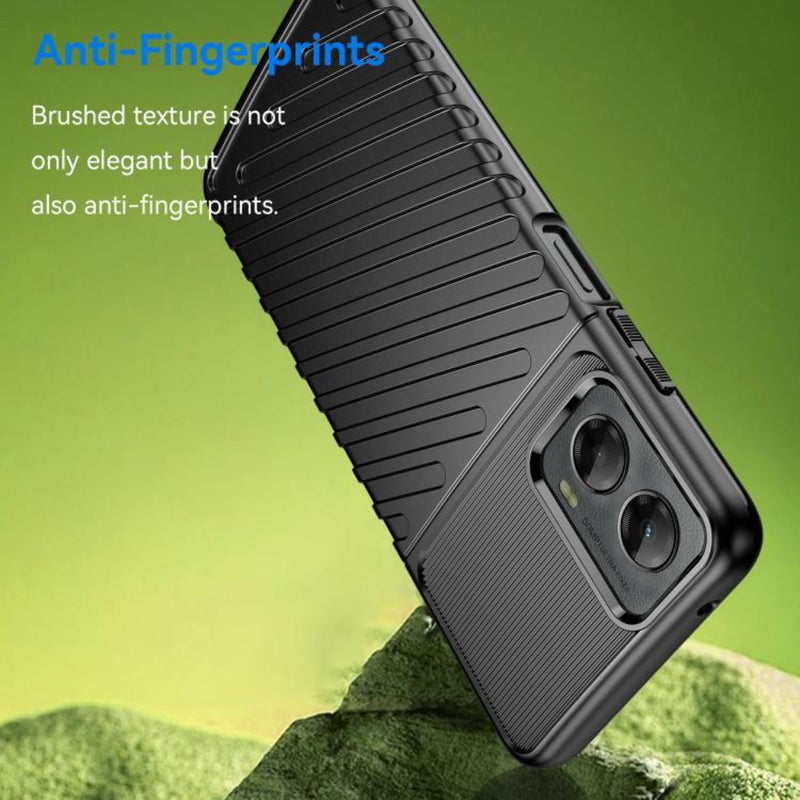 Load image into Gallery viewer, Motorola Moto G 5G (2024) - Thunder Series Twill Texture Thickened Anti-fall Protection TPU Case - Polar Tech Australia
