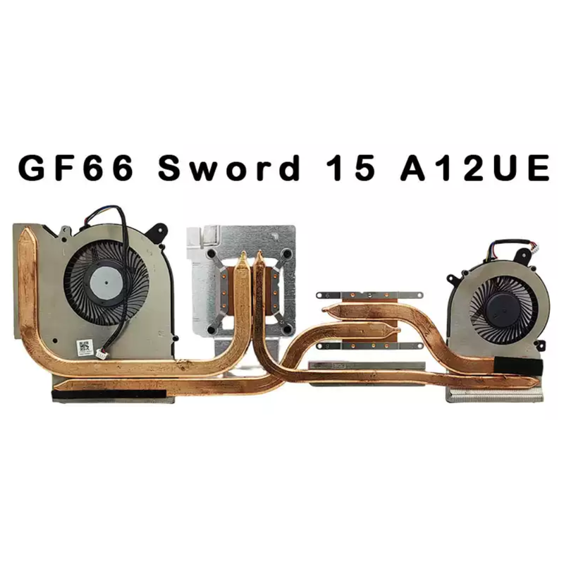 Load image into Gallery viewer, MSI GF66 Sword 15 A12UE 3050 MS-1583 Series - Laptop CPU &amp; GPU Cooling Fan Cooler With Heatsink - Polar Tech Australia

