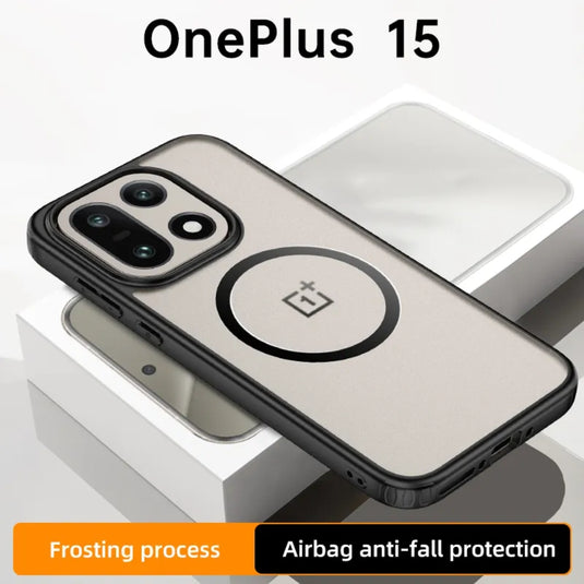 OnePlus 15 - Magnetic Matte Translucent Shockproof Case