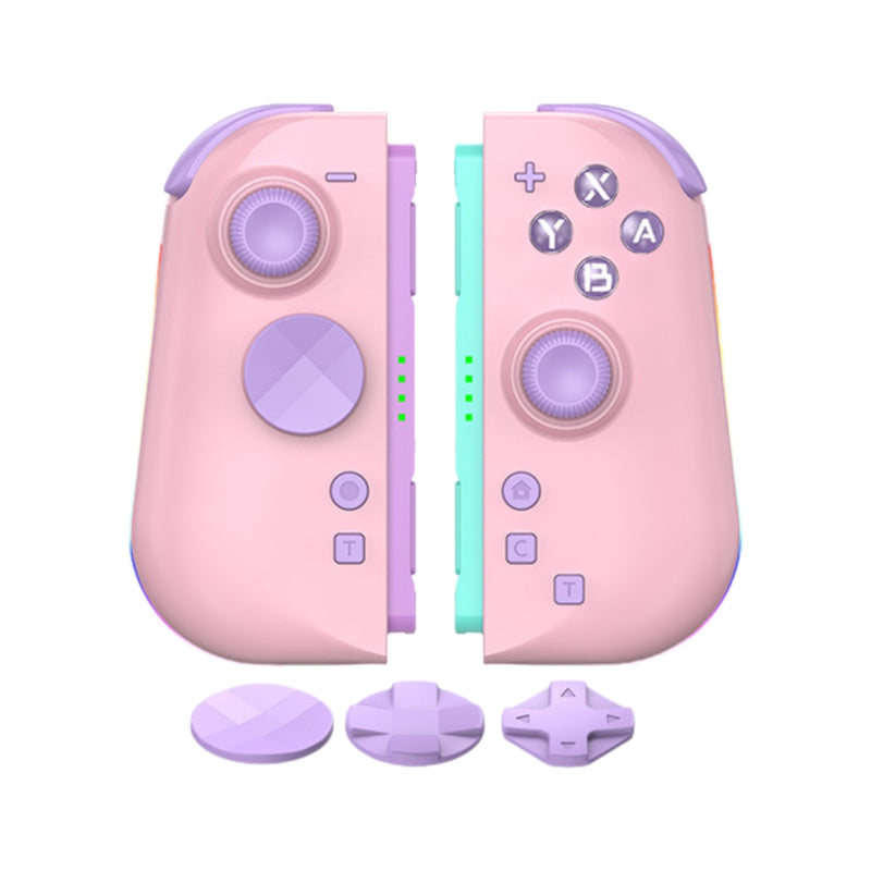 Chargez l'image dans la visionneuse de la galerie, Nintendo Switch 2 Left + Right Magnetic Controllers 9-Axis RGB Motion-Sensing Hall-Effect Joystick With Bluetooth 5.4 Wake-Up and Burst Fire Functionality
