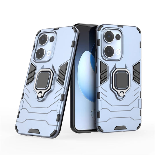 OPPO Reno13 Pro 5G (CPH2697) - Heavy Duty Armor Case With Ring Holder Stand - Polar Tech Australia