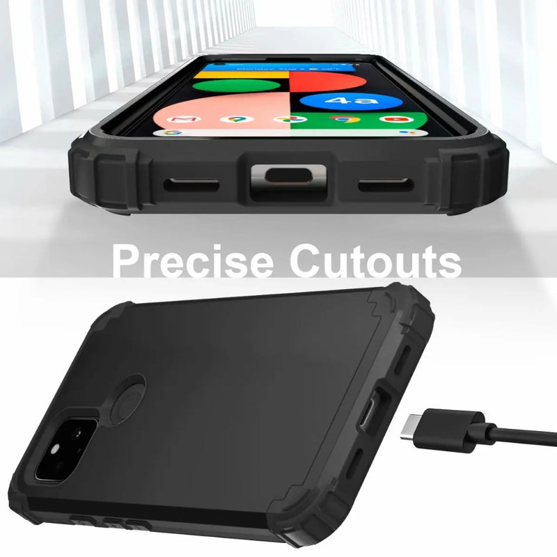 Load image into Gallery viewer, Google Pixel 4A 5G - Silicone Hybrid PC Shockproof Phone Case - Polar Tech Australia
