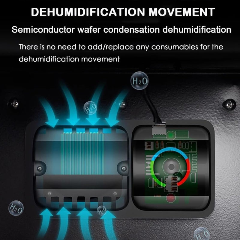 Cargue la imagen en el visor de la galería, 32L Camera Dehumidifying Dry Cabinet, Electronic Moisture Proof Storage Cabinet for DSLR Camera Lens, Photography Equipment, Digital Devices, Silent Energy Saving Dry Box
