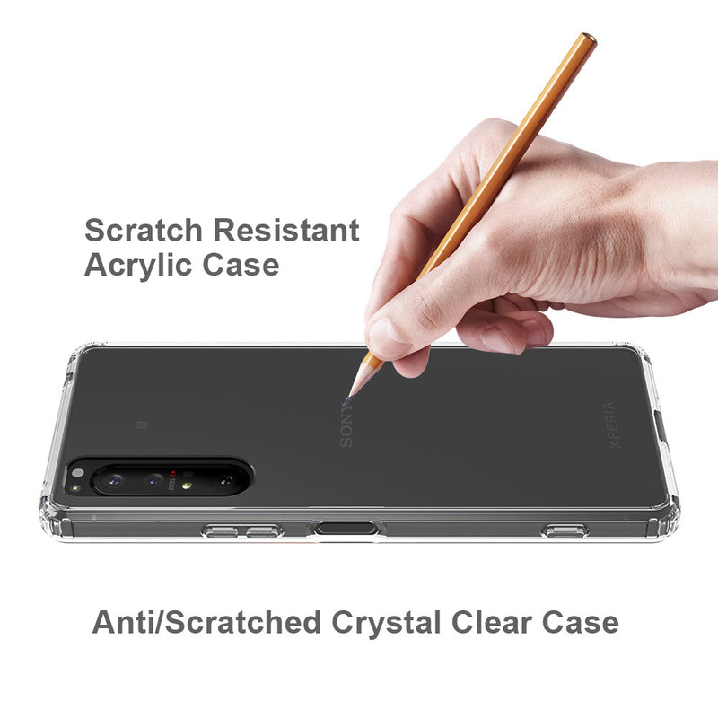 Load image into Gallery viewer, Sony Xperia 5/5 II/5 III - AirPillow Cushion Clear Transparent Back Cover Case - Polar Tech Australia
