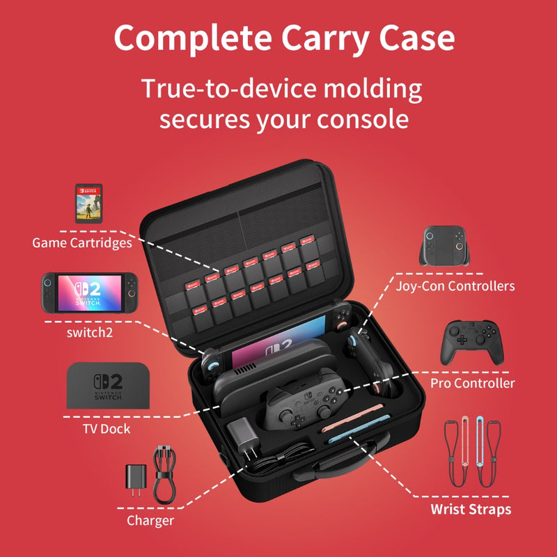 Chargez l'image dans la visionneuse de la galerie, Nintendo Switch 2 - STARTRC GAMES Multifunctional Storage Bag Handbag Portable Crossbody Bag
