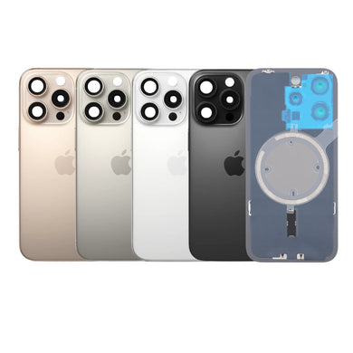 [Assembly] Apple iPhone 16 Pro - Glass Battery Back Glass Cover with Camera Lens Cover + MagSafe Magnet - Polar Tech Australia