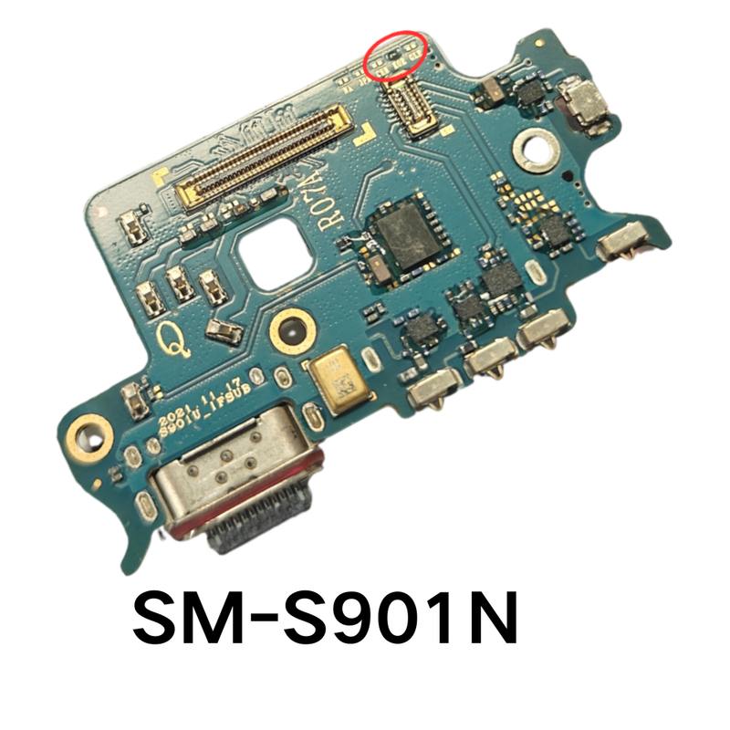 Load image into Gallery viewer, Samsung Galaxy S22 5G (SM-S901) Charging Port &amp; Sim Reader &amp; Mic Sub Board
