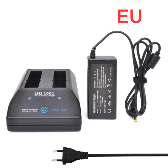[LHJ 1001]  For Noyes OFL-250 NC2040 NC2040HD NC2040HD31 NC2024NO29 - Replacement Battery Dual Port Charger Adapter