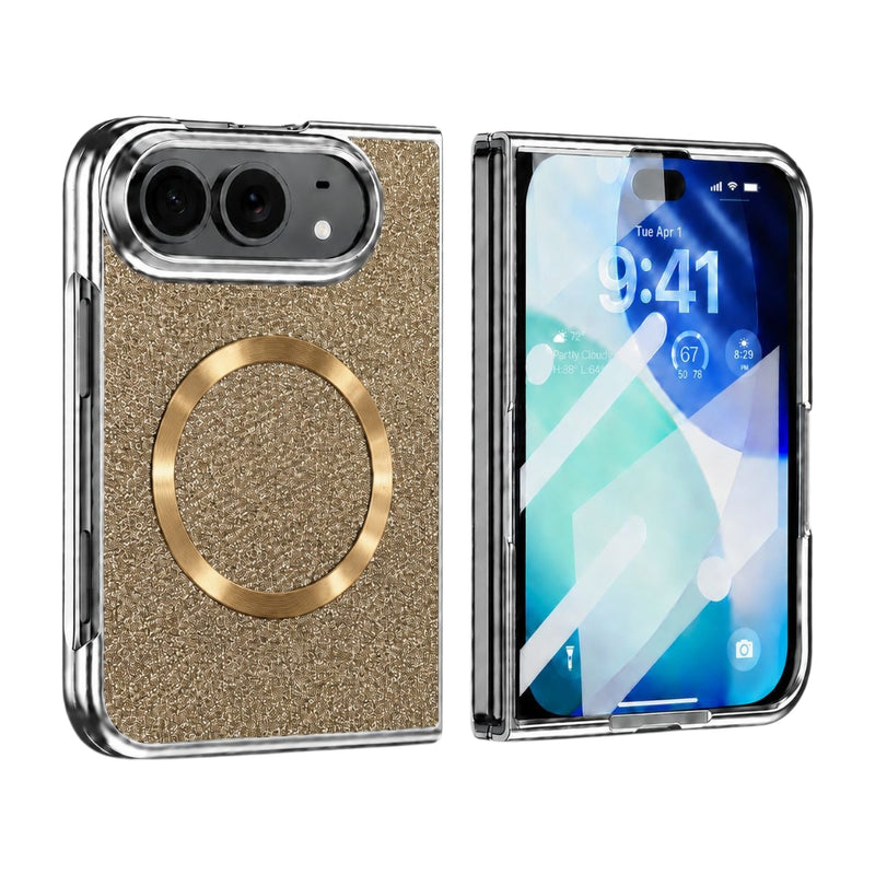 Load image into Gallery viewer, Apple iPhone Ultra / Fold - Glitter Powder Magnetic Integrated Film Phone Case
