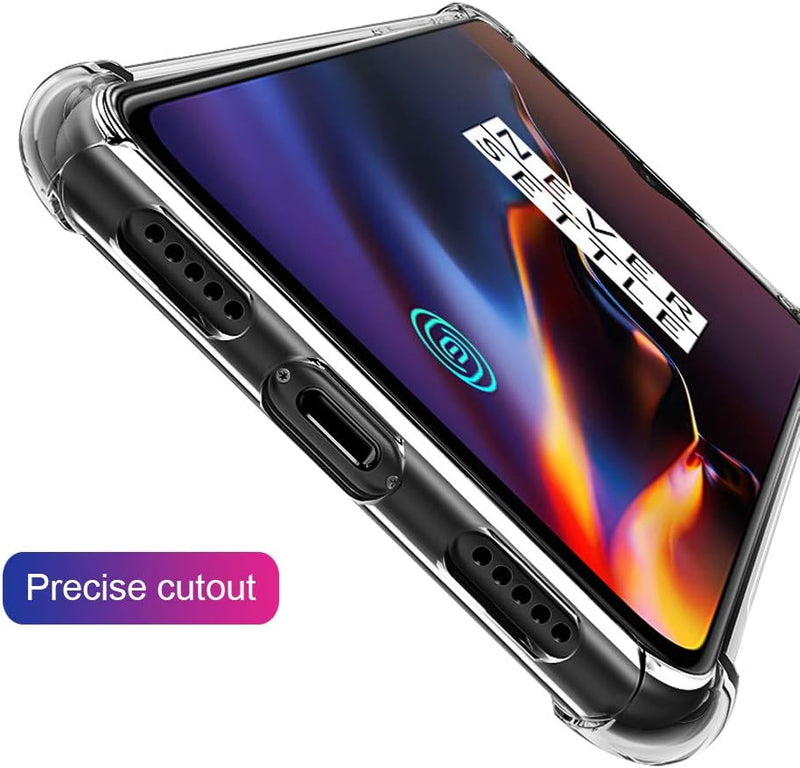 Cargue la imagen en el visor de la galería, OnePlus 1+6/6T - AirPillow Cushion Transparent Soft Clear TPU Four Corners Protective Case - Polar Tech Australia
