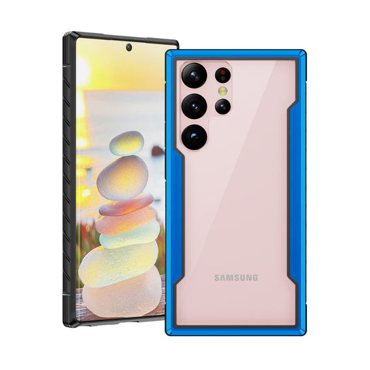 Samsung Galaxy S25 Plus 5G (SM-S936) - Clear PC Back + Soft TPU with Metal Frame Protective Case