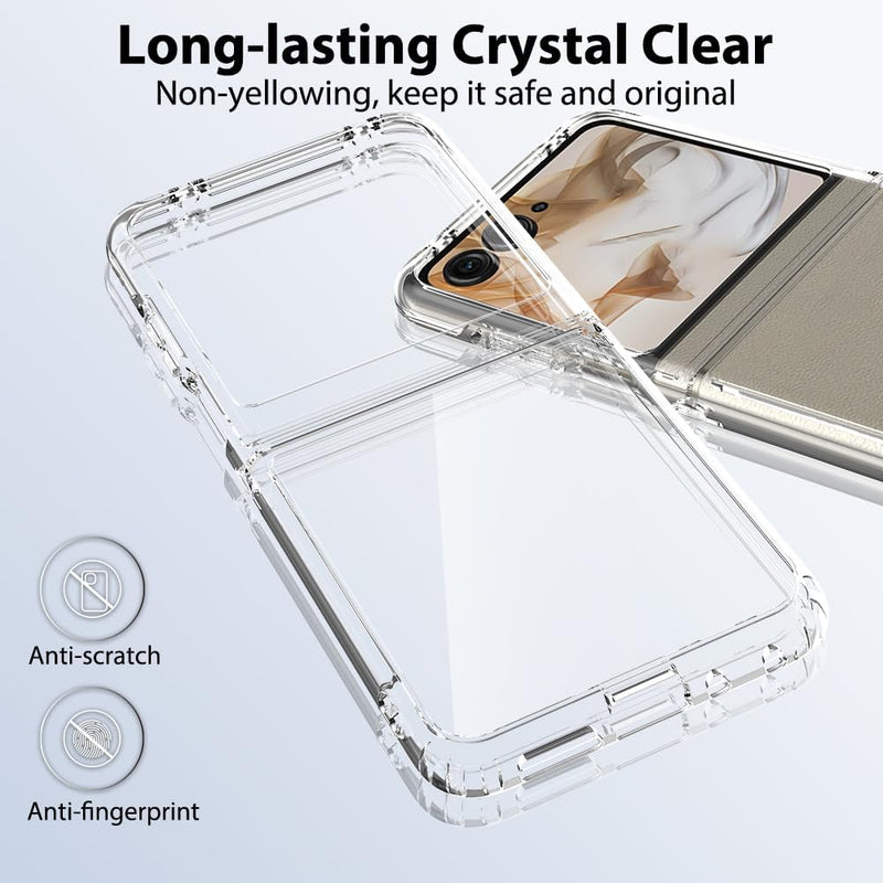 Chargez l&#39;image dans la visionneuse de la galerie, Motorola Moto Razr 2024 - AirPillow Cushion Transparent Soft Clear TPU Case - Polar Tech Australia
