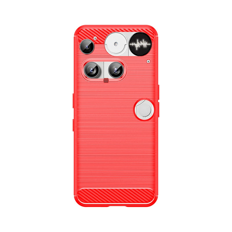 Chargez l&#39;image dans la visionneuse de la galerie, Nothing Phone (3) - Carbon Fiber Brushed Texture TPU Phone Case

