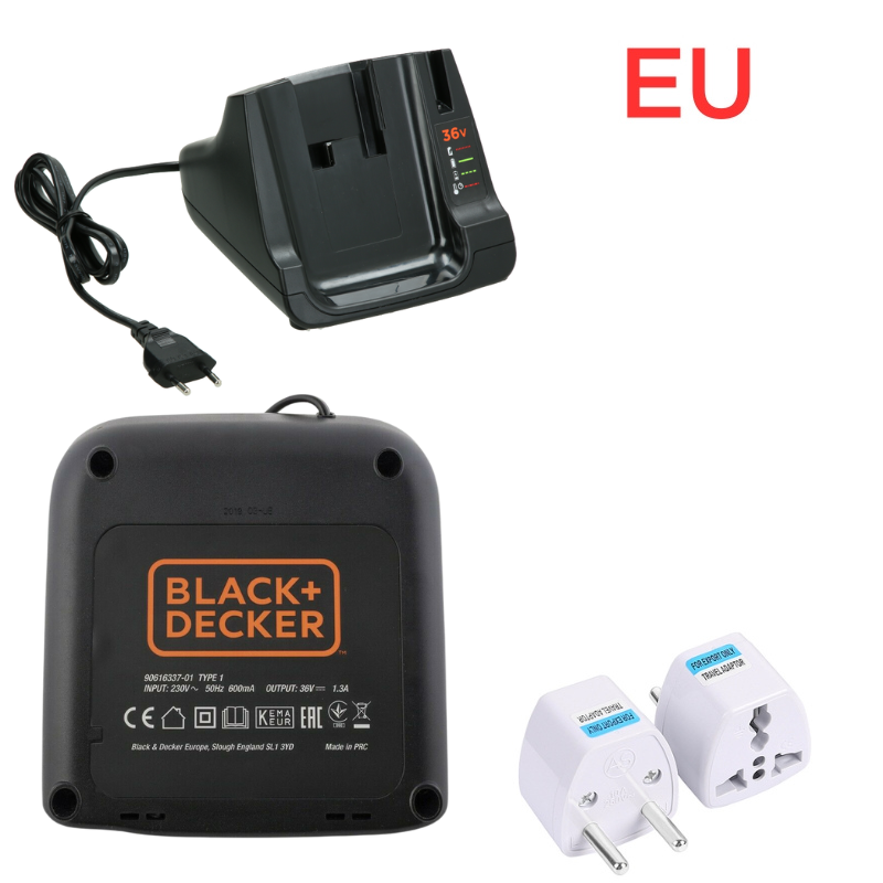 Load image into Gallery viewer, [90616337-01][36V-1.3A] Genuine Original Black &amp; Decker Fast Charger Electrical Tool Li-ion Battery - Replacement Charger
