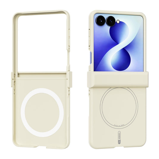 Samsung Galaxy Z Flip8 5G - ABEEL Skin-friendly Feel Magsafe Liquid Silicone Phone Case