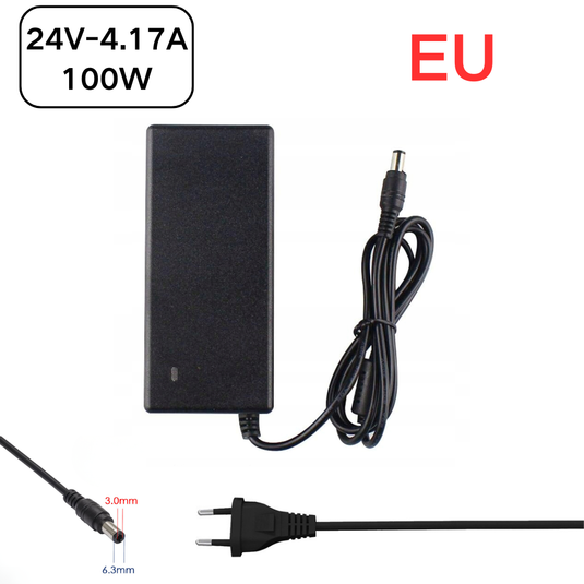 [OEM][24V-4.17A][6.3×3mm] For Zebra ZC300 GK420D GX430T GX420T GX420D HC100 ZD500R ZXP Series - DC Power Supply Adapter Charger
